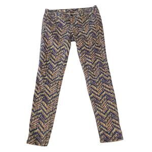 SOLD Design Lab Denim Women's Soho Super Skinny Jean, Missoni, Sz. 28